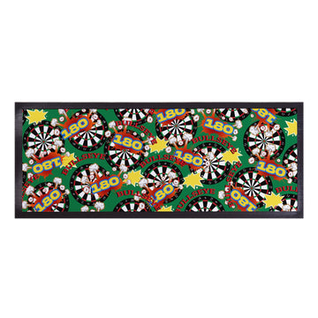 Bullseye Pattern - Darts Bar Runner