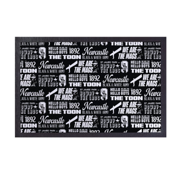Newcastle - Word Montage - Door Mat - 60cm x 40cm