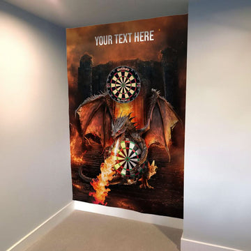 Dragon Darts - Personalised Darts Wall Banner - Two Sizes