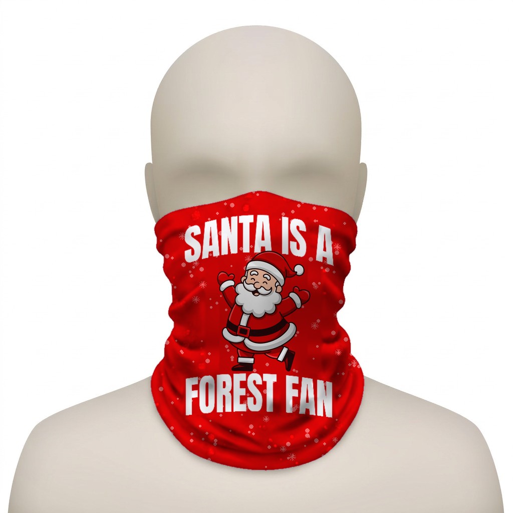 Nottingham Forest Santa snood mannequin product image