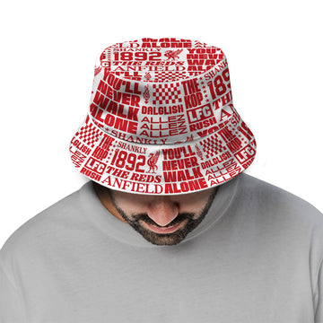Liverpool - Word Montage - Bucket Hat