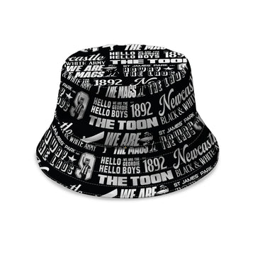 Newcastle - Word Montage - Bucket Hat