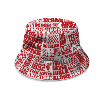 Liverpool - Word Montage - Bucket Hat