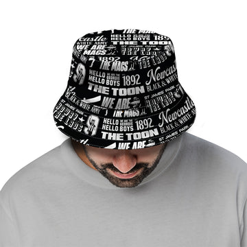 Newcastle - Word Montage - Bucket Hat