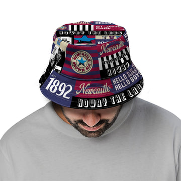 Newcastle - History Montage - Bucket Hat
