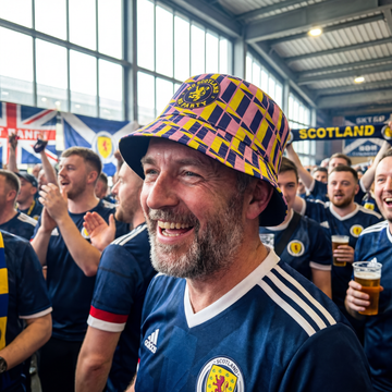 No Scotland No Party - Retro Yellow & Pink - World Cup 2026 - Bucket Hat