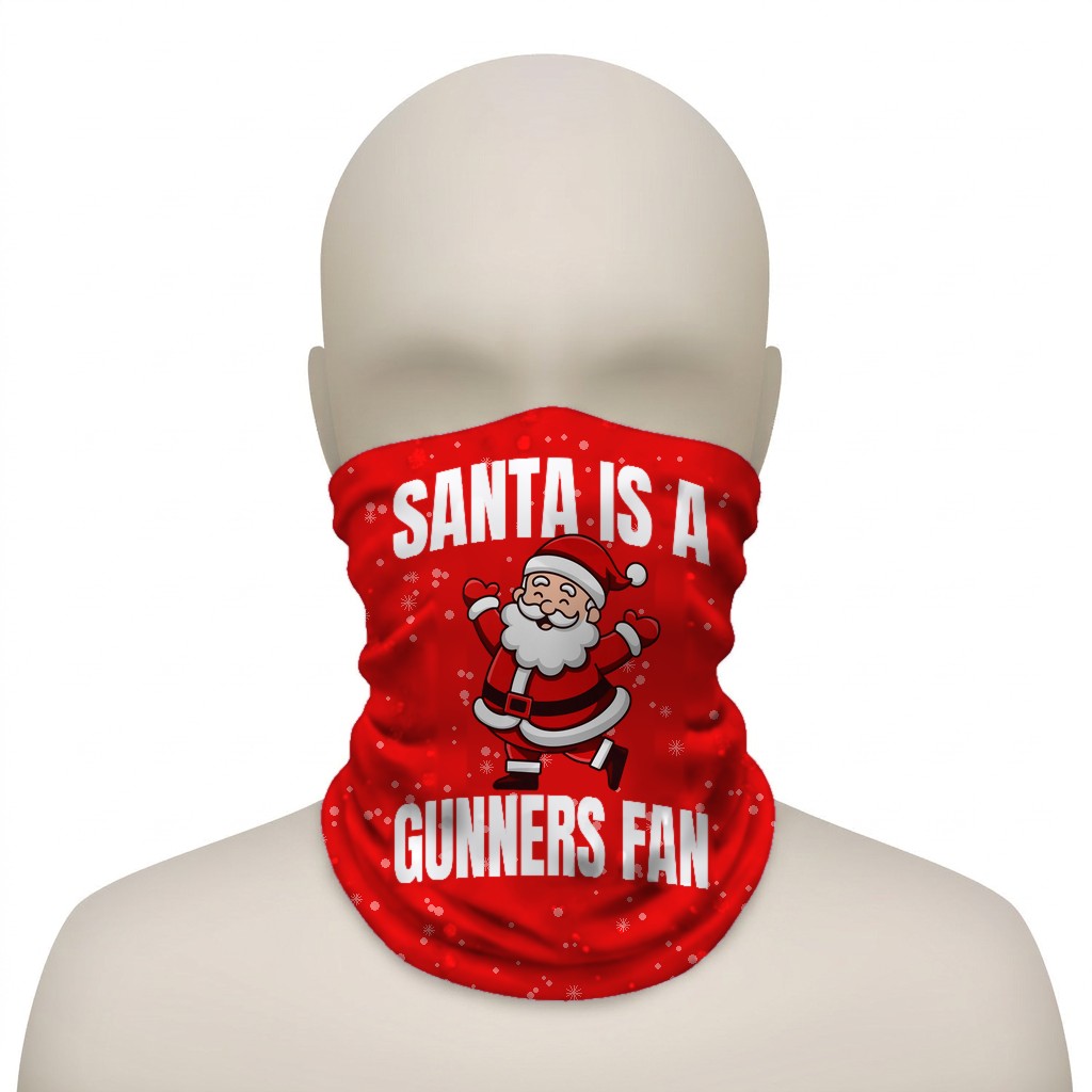 Arsenal Santa snood mannequin product image