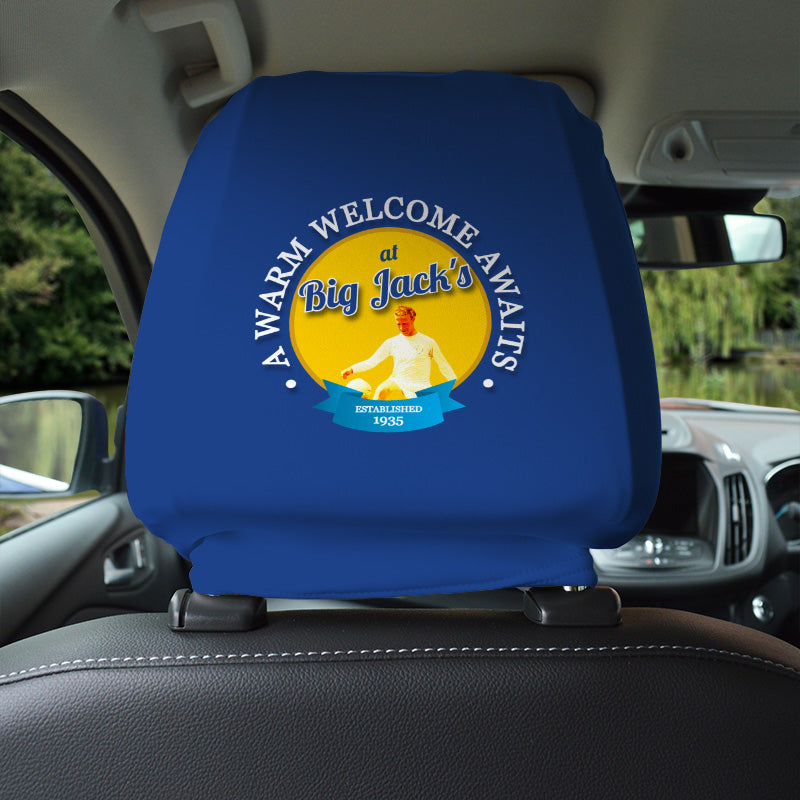 Leeds Big Jack- Football Legends - Headrest Cover