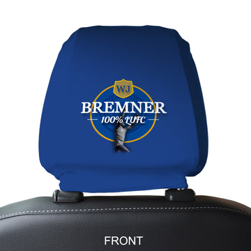 Leeds WJ Bremner- Football Legends - Headrest Cover