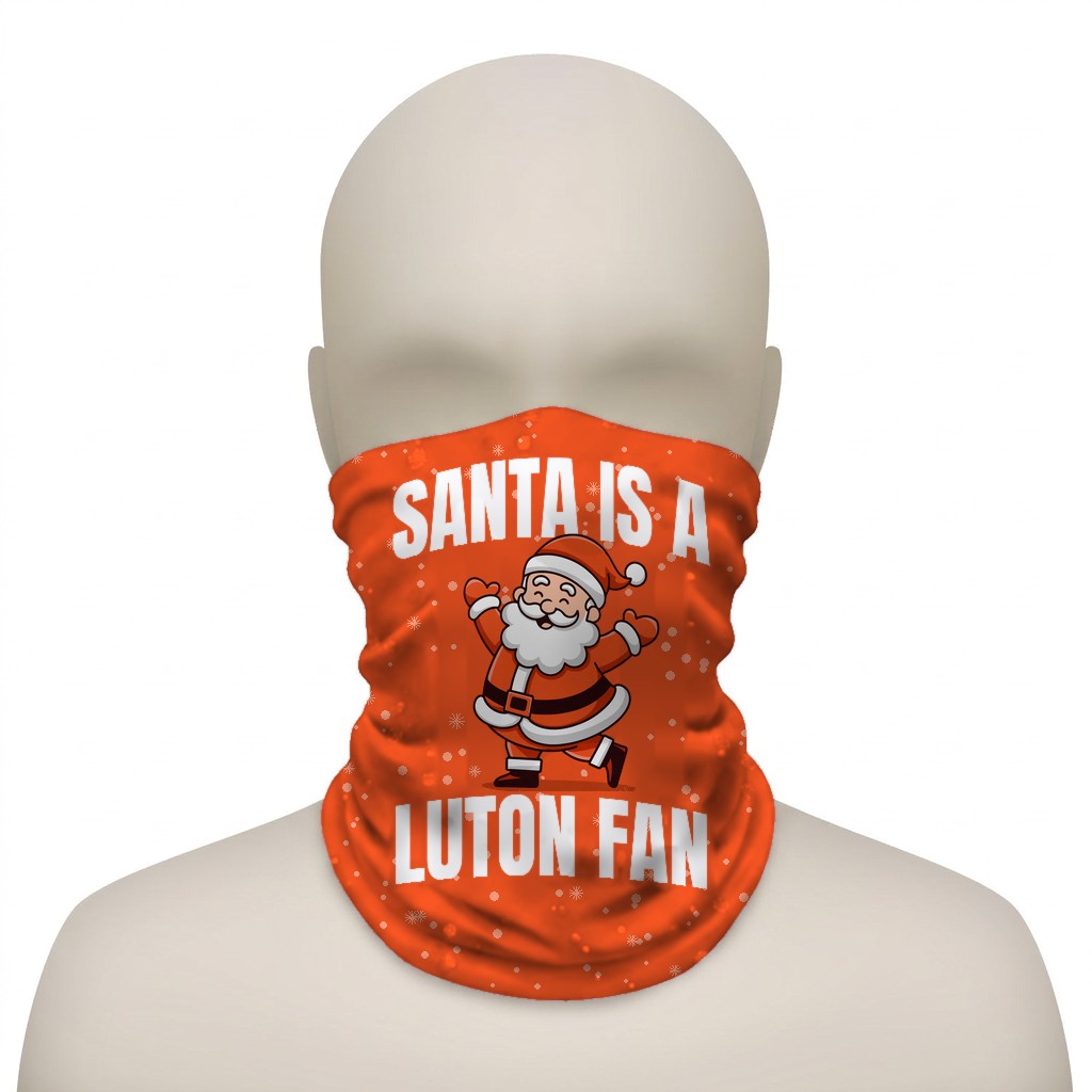 Luton Town Santa snood mannequin product image