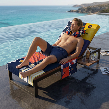 Scotland - Kit Montage Travel Pillow + Sunbed Towel Bundle