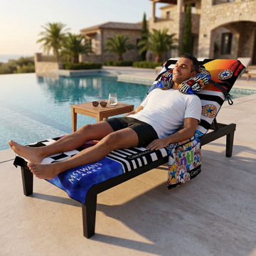 Newcastle - Kit Montage Travel Pillow + Sunbed Towel Bundle
