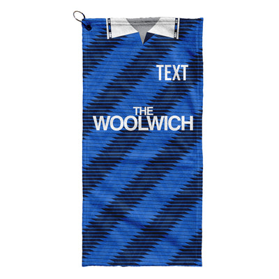 Charlton 1991 Away Shirt - Retro Lightweight, Microfibre Golf Towel