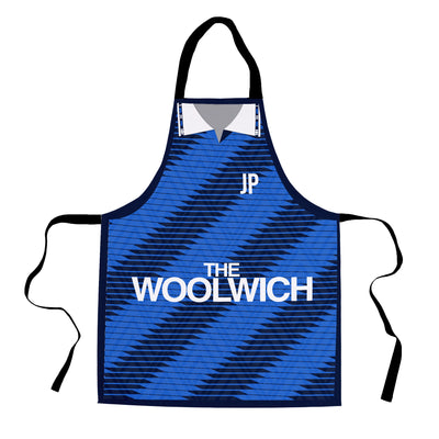 Charlton 1991 Away Shirt - Personalised Retro Football Adults Apron