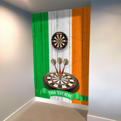 Irish - Personalised Darts Wall Banner - Two Sizes