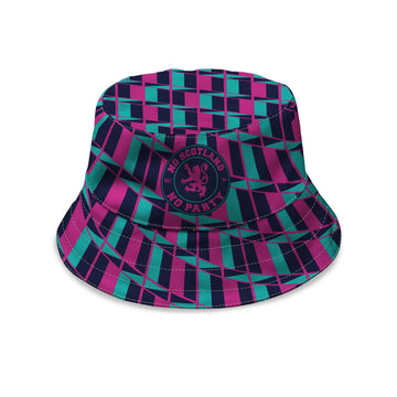 No Scotland No Party - Retro Blue & Pink - World Cup 2026 - Bucket Hat