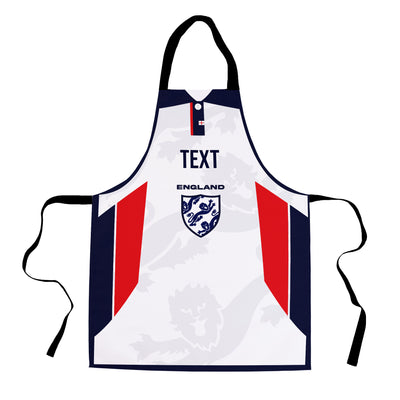 England 1998 Home - Apron - Personalised Retro Football Adults Apron