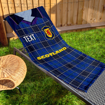 Scotland - 1994 Home - Personalised Lightweight, Microfibre Retro Beach Towel - 150cm x 75cm