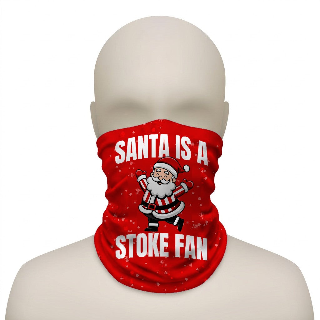 Stoke City Santa snood mannequin product image
