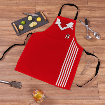 Aberdeen 1976 Home Shirt - Personalised Retro Football Novelty Water-Resistant, Lazer Cut (no fraying) Light Weight Adults Apron