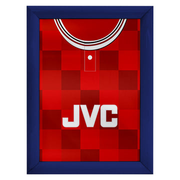 Aberdeen Home 1987 Shirt - A4 Personalised Metal Sign Plaque - Frame Options Available