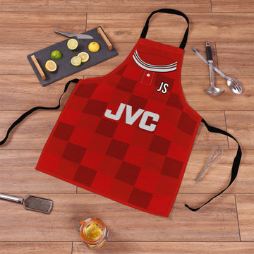 Aberdeen 1987 Home Shirt - Personalised Retro Football Novelty Water-Resistant, Lazer Cut (no fraying) Light Weight Adults Apron