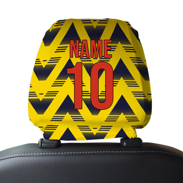 The Gooners Retro 1992 Away - Retro Football Shirt - Pack of 2 - Car Seat Headrest Covers