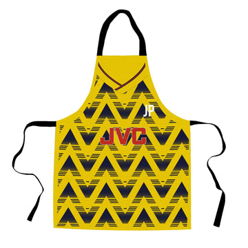 The Gooners Retro - 1992 Away Shirt - Retro Football Novelty Water-Resistant, Lazer Cut (no fraying) Light Weight Adults Apron