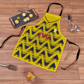 The Gooners Retro - 1992 Away Shirt - Retro Football Novelty Water-Resistant, Lazer Cut (no fraying) Light Weight Adults Apron