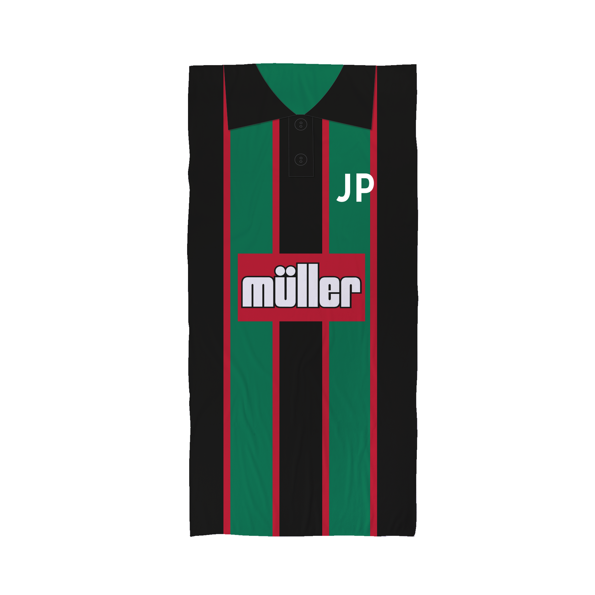 Aston Villa - 1994 - Away Shirt - Personalised Vintage Beach Towel 