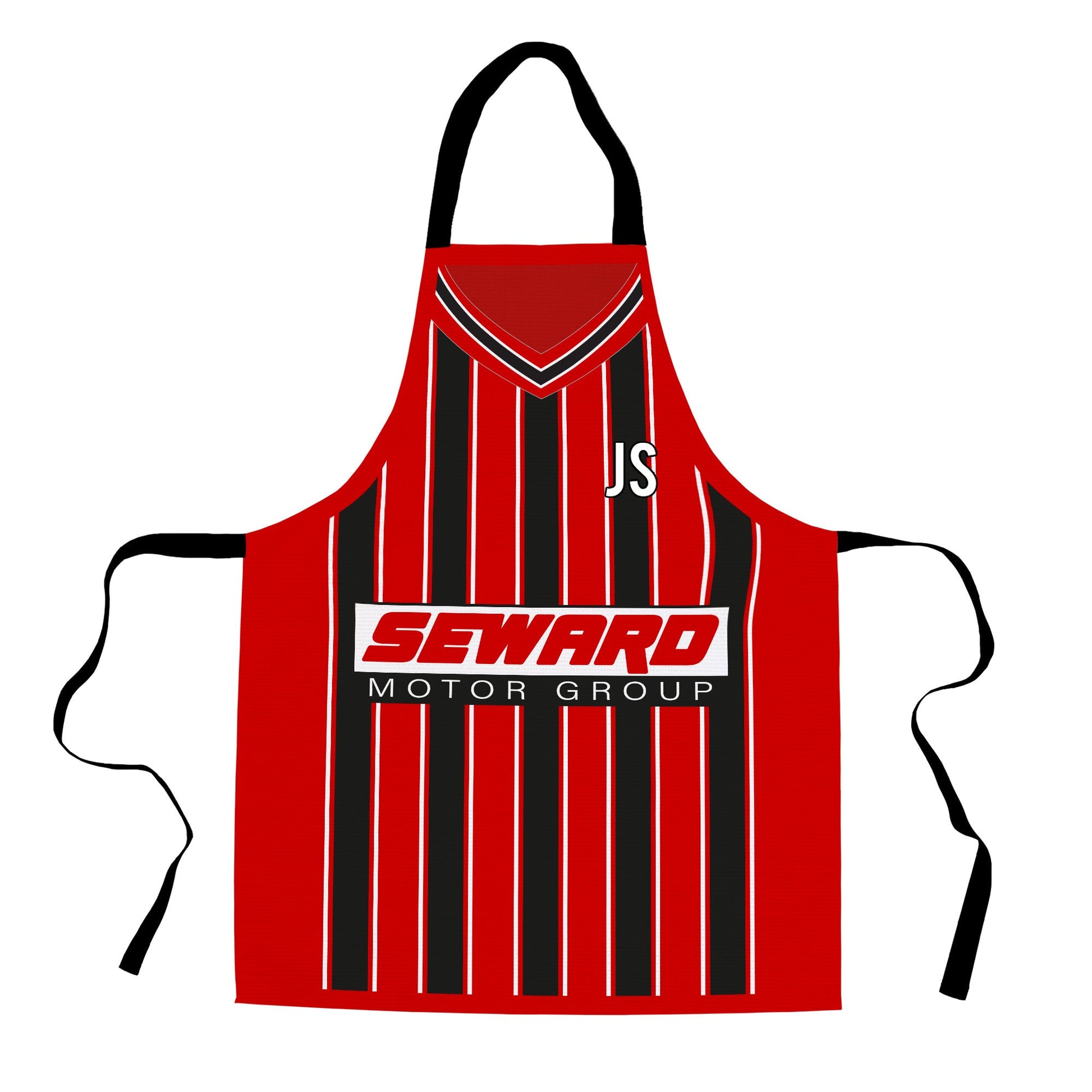 Bournemouth 2001 Home Shirt - Personalised Retro Football Novelty Water-Resistant, Lazer Cut (no fraying) Light Weight Adults Apron