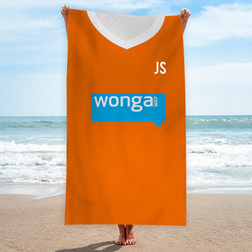 Blackpool - 2010 Home Shirt - Personalised Retro Beach Towel