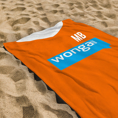 Blackpool - 2010 Home Shirt - Personalised Retro Beach Towel