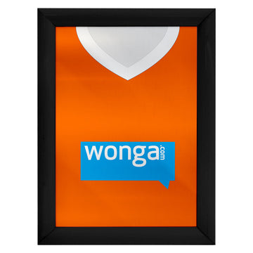 Personalised Blackpool - 2010 Home Shirt - A4 Metal Sign Plaque - Frame Options Available