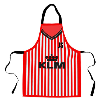 Brentford 1989 Home Shirt - Personalised Retro Football Novelty Water-Resistant, Lazer Cut (no fraying) Light Weight Adults Apron