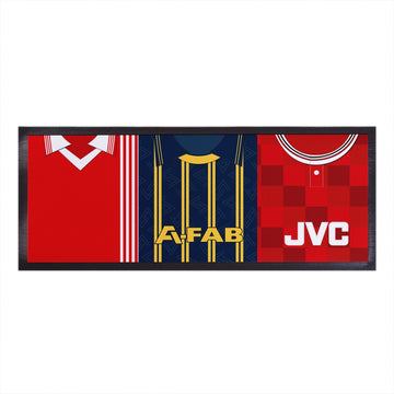 Aberdeen Retro Football Shirts - Personalised Bar Runner