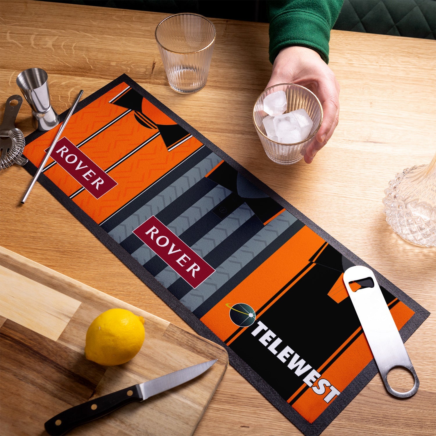 Dundee Retro Football Shirts - Personalised Bar Runner