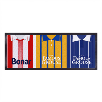 St Johnstone Retro Football Shirts - Personalised Bar Runner
