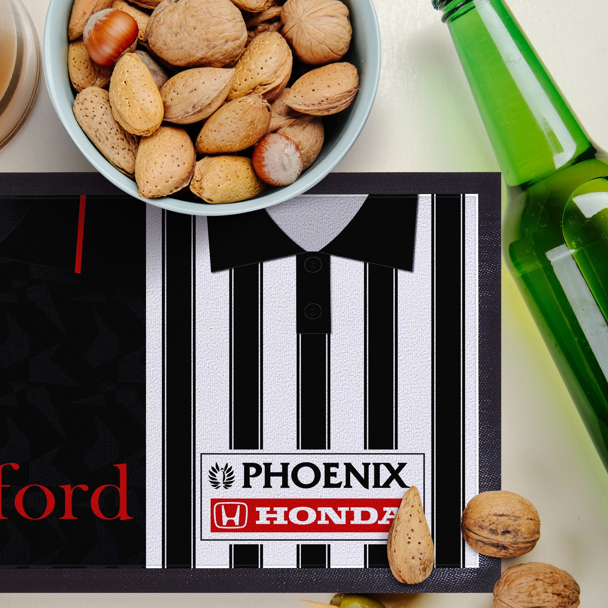 St Mirren Retro Football Shirts - Personalised Bar Runner