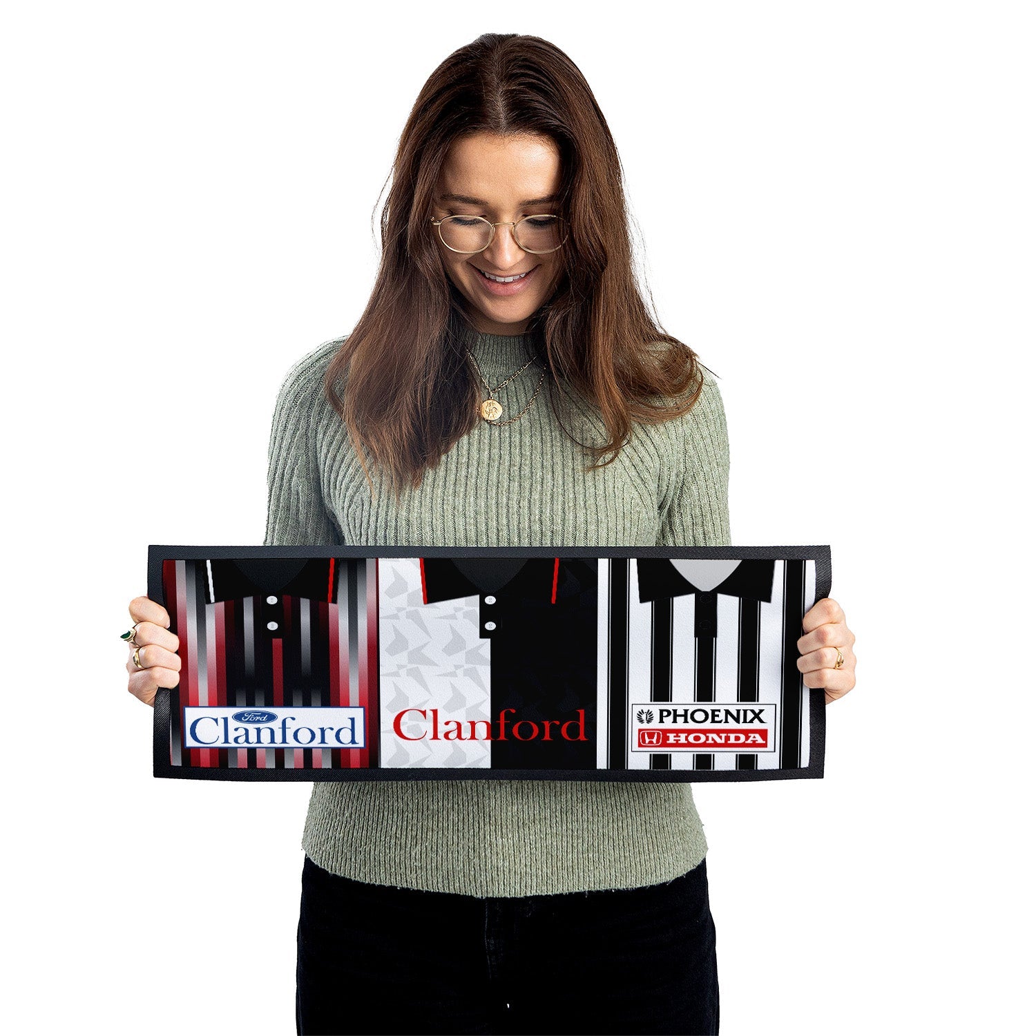 St Mirren Retro Football Shirts - Personalised Bar Runner