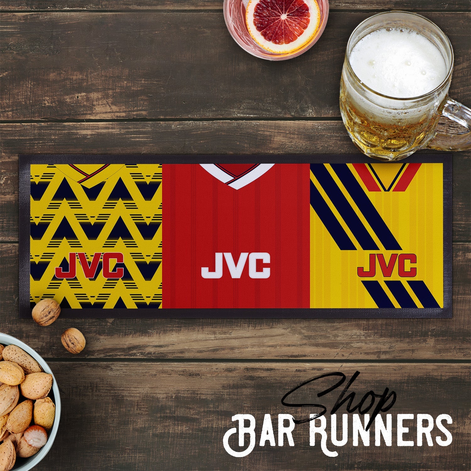 Regalo personalizzato – Arsenal sottobicchieri in vetro, motivo Regalo personalizzato – Arsenal sottobicchieri in vetro, motivo