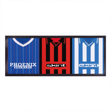 Personalised Brighton Retro Football Shirts - Bar Runner
