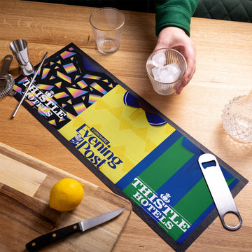 Leeds - Style 2 - Retro Football Shirts - Personalised  Bar Runner