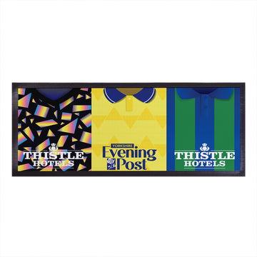 Leeds - Style 2 - Retro Football Shirts - Personalised  Bar Runner