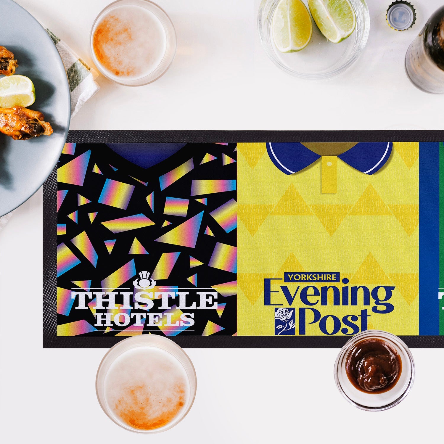 Personalised Leeds - Style 2 - Retro Football Shirts - Bar Runner