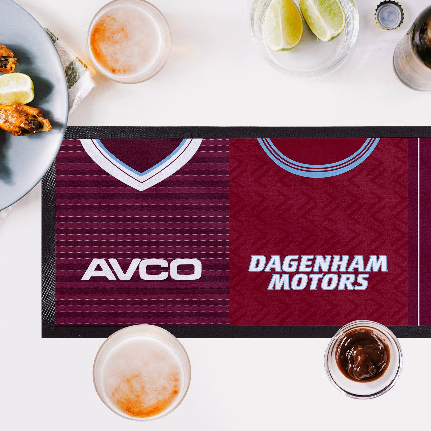 Personalised West Ham - Retro Football Shirts - Bar Runner