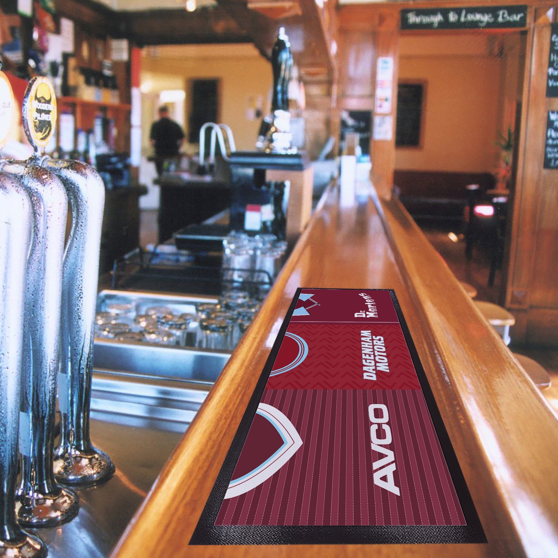 Personalised West Ham - Retro Football Shirts - Bar Runner