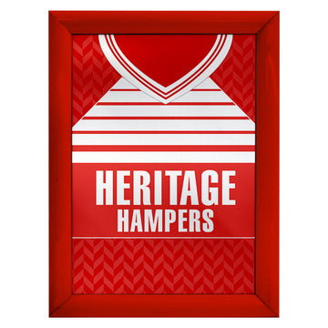 Personalised Middlesbrough 1990 Home Shirt - A4 Metal Sign Plaque