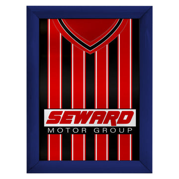 Personalised Bournemouth - 2001 Home Shirt - A4 Metal Sign Plaque - Frame Options Available