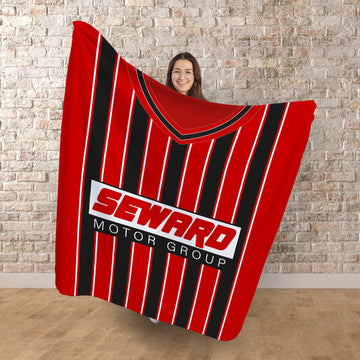 Bournemouth - 2001 Home - Personalised Retro Fleece Blanket 150cm X 150cm